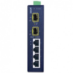 6-Port Gigabit Switch with RJ45 & SFP Ports