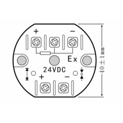 Pt1000-transmitter -50 - +300 °C for 2-tråds og 3-tråds Pt1000-sensor, 4–20 mA