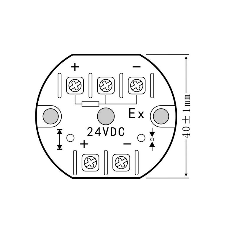 Pt1000-transmitter -50 - +300 °C for 2-tråds og 3-tråds Pt1000-sensor, 4–20 mA