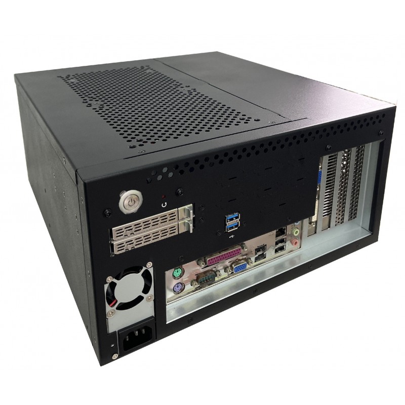 Industrial Wall mount Mini ATX with easy acces GPU card expansion
