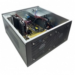Industrielt veggfeste Mini ATX med enkel tilgang GPU-kortutvidelse
