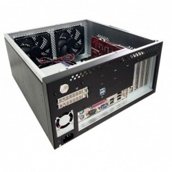 Industrial Wall mount Mini ATX with easy acces GPU card expansion