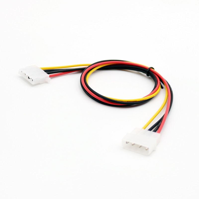 50 cm/1,5 fot IDE 4 PIN Molex Power Hann til IDE 4 PIN Molex Hun Jack Forlengelsesadapter koblingskabel