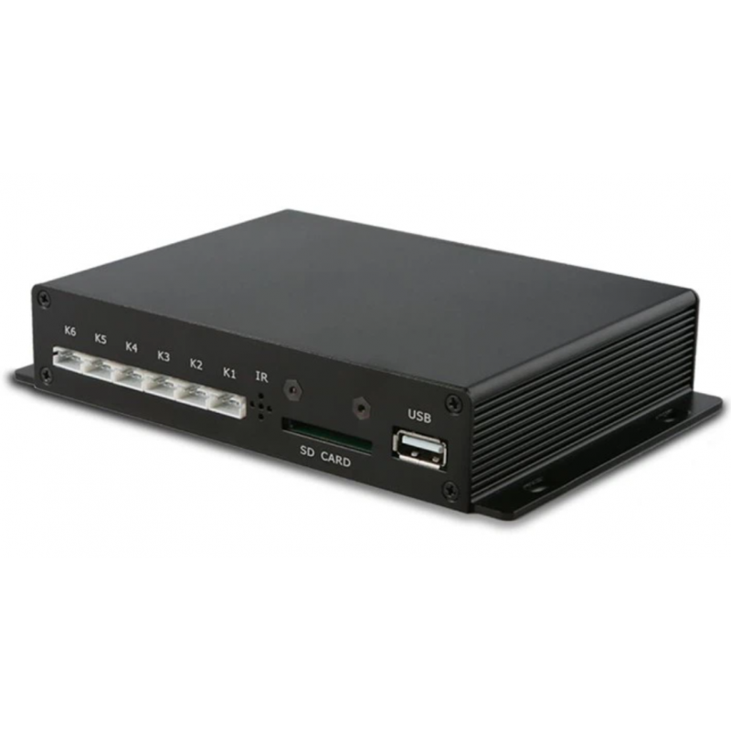 4K-mediespiller med HDMI og 6 trykknappinnganger