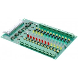 Terminal card with 24 x opto-insulated inputs with IDC 50 connector - DANBIT