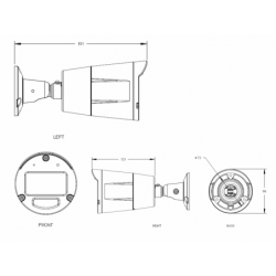 Høyytelses LPR-kamera | 1080P PoE | IP67 | Frittstående database