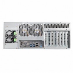 19" serverkabinett ATX, redundant strømforsyning, støvfilter for industribruk