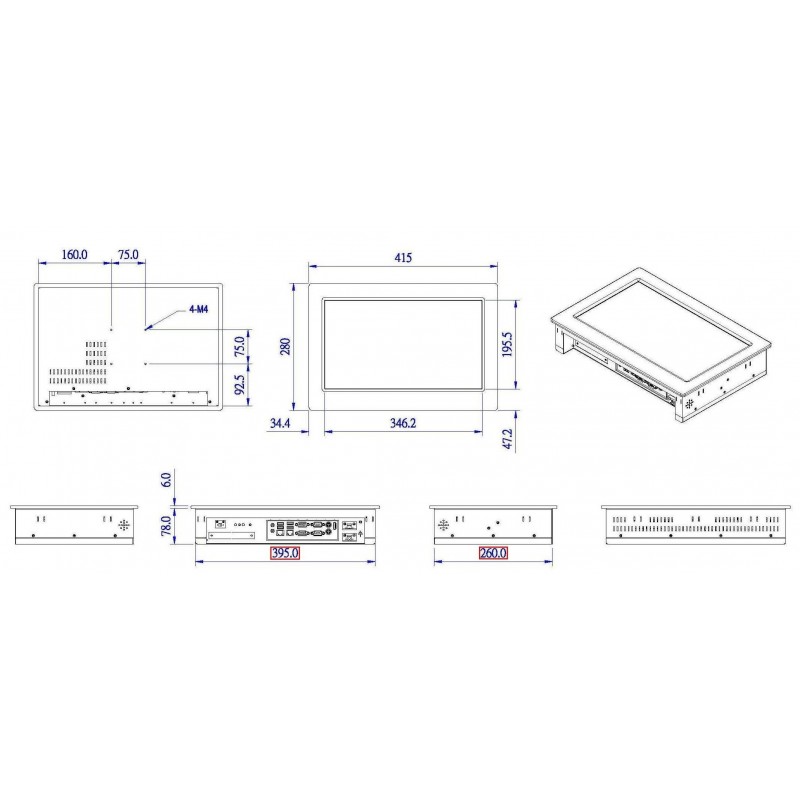 15,6" PanelPC Marine DNV-godkjent: Få sertifisert kvalitet for dine marineapplikasjoner