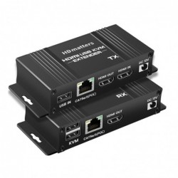 HDMI & KVM Extender Booster - 50m Transmission, 1080p 60Hz