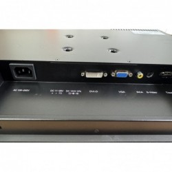 Aplex ADP-1174T, 17" panelskjerm TFT, Vesa-feste, USB Resistive Touch, 230Vac forsyning