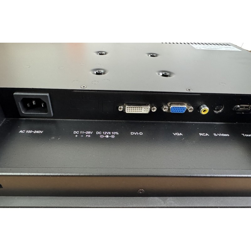 Aplex ADP-1174T, 17" panelskjerm TFT, Vesa-feste, USB Resistive Touch, 230Vac forsyning