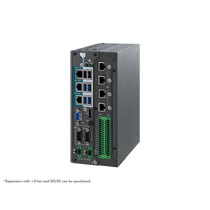 Vifteløs innebygd PC med Intel 14th Gen i9/i7/i5 CPUer