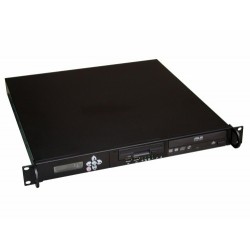 1U Unit ATX Case, 19 Rackmount Server Case for Mini-ITX | Heavy Duty Steel, Black
