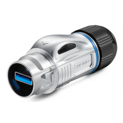 Vanntett USB 3.0-kontakt med 0,5m kabel IP67 tett