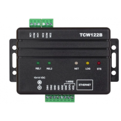 Modul til fjernkontrol via Internet/LAN, 2 x DI, 2 x relæ udgang, p...