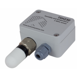 Temperatur og fuktighetsmåler med 1-ledning. -20 - + 60 ° C, 5 - 95% RH