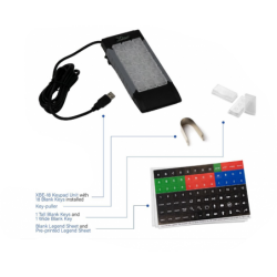X-KEYS - Programmerbart tastatur med 18 taster, USB, bakgrunnsbelysning