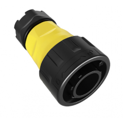 Vanntett RJ45-kontakt for patchkabel. IP67. Med bajonettlås. Hurtigkobling