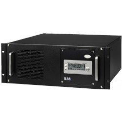 UPS - avbruddsfri strømforsyning for 19" rack, inkl. Batterier - rack-montering