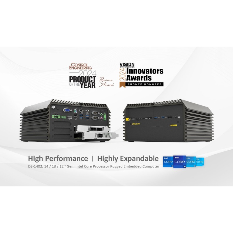 Rugged Embedded Fanless PC with op to Dual PCIe Expansion and Intel Core i9/i7/i5 Processor