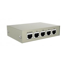 4 port RJ45 manual switch 1 to 4 or 4:1