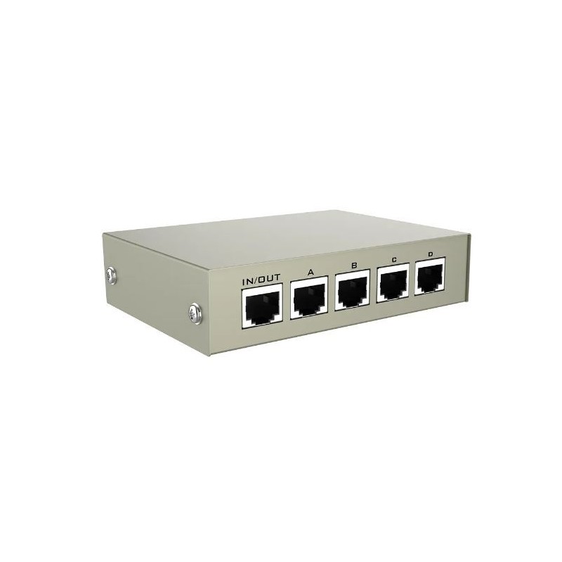 4 port RJ45 manual switch 1 to 4 or 4:1