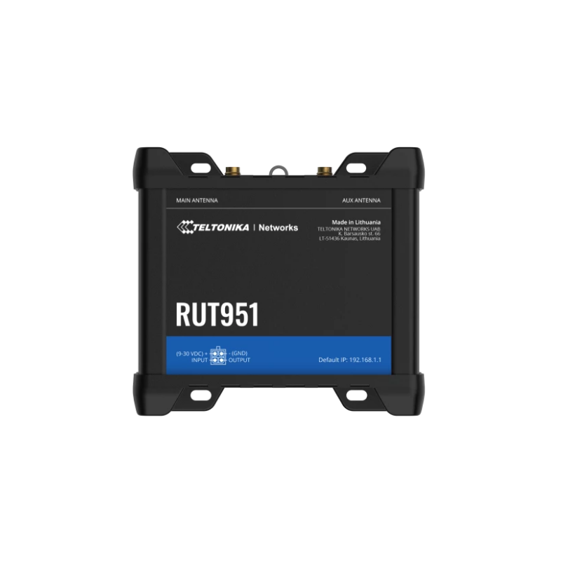 4G/LTE Router with Wifi and 3 x LAN 1 x WAN ports. For 2 SIM cards. 9-36VDC