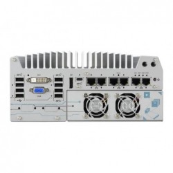 VIFTLØS, GPU-innebygd PC, TPM, USB, DP, DVI, VGA, Bred temperatur, Industriell, POE+, Nuvo-9160GC