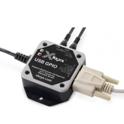 Programmerbar USB GIPO med 10 digitale I/O-porter. HID-tastatur. Intern makro