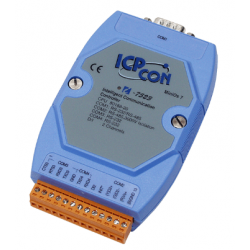 Adresserbar RS-485 til 3 x RS232/RS485-omformer med 1 x DI, 10–30 VDC