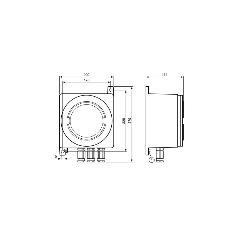 Fast 1D/2D-skanner – IP66, Atex-sone 1 og 2, RS232/Ethernet