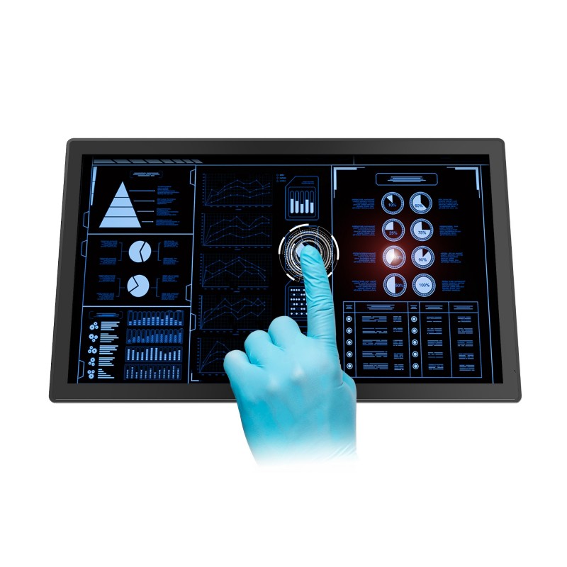 27 Touch Screen Monitor, 1000 Nits, IP65, HDMI/VGA/USB-C