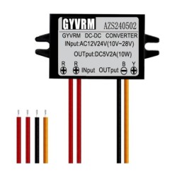 2 A AC–DC Converter 10–28VAC/VDC to 5 V