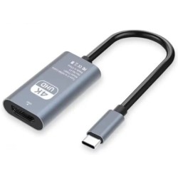 Høykvalitets USB-C til HDMI 4K 60Hz-konverter, adapter, ekstra HDMI-utgang for bærbar PC