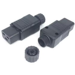 C19 hunn løs pluggkobling, IEC 60320