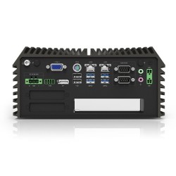 Robust, innebygd vifteløs PC med mulighet for dobbelt PCIe-utvidelse og Intel Core i9/i7/i5-prosessor