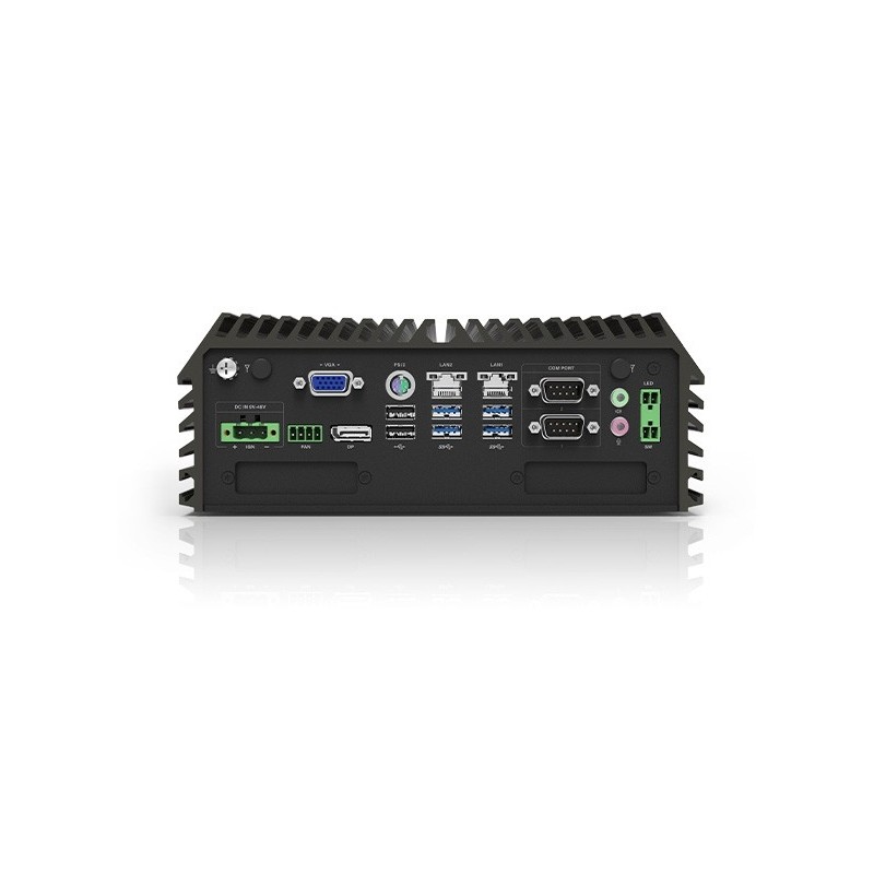 Rugged Embedded Fanless PC with op to Dual PCIe Expansion and Intel Core i9/i7/i5 Processor