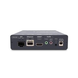 HDMI-forlenger 4K60Hz KVM og USB/lyd/RS232/IR-forlenger - 100 m CAT6 / 60 km fiber