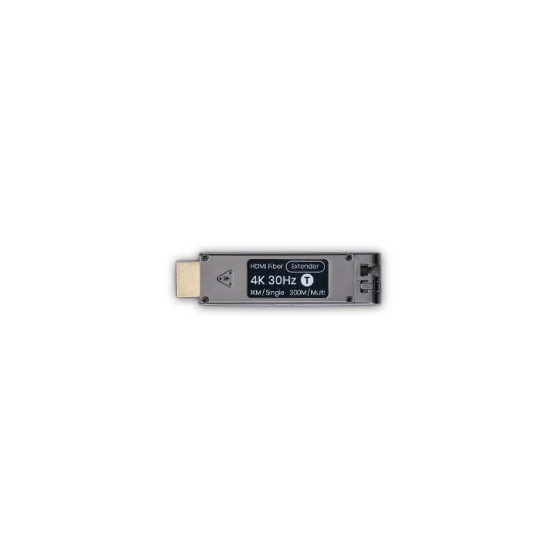 4K30 HDMI-fiberforlenger 1 km single-mode / 300 m multimode med LC-kontakt