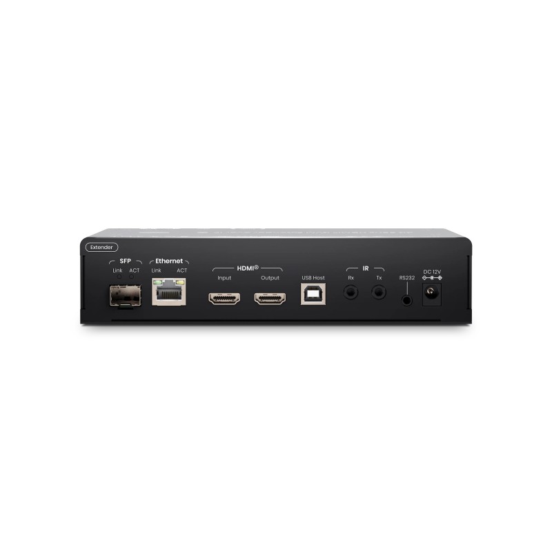4K60 HDMI KVM over IP-forlenger 100 m / 60 km med USB, RS232 og lyd