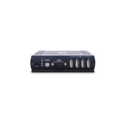 4K HDMI KVM-forlenger 140 m CAT6 / 120 m CAT5e + Fiber (USB, lyd, RS232 og IR)