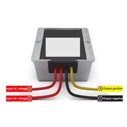 24AC til 24VDC 6A spenningsomformer 144Watt, ikke galvanisk isolert