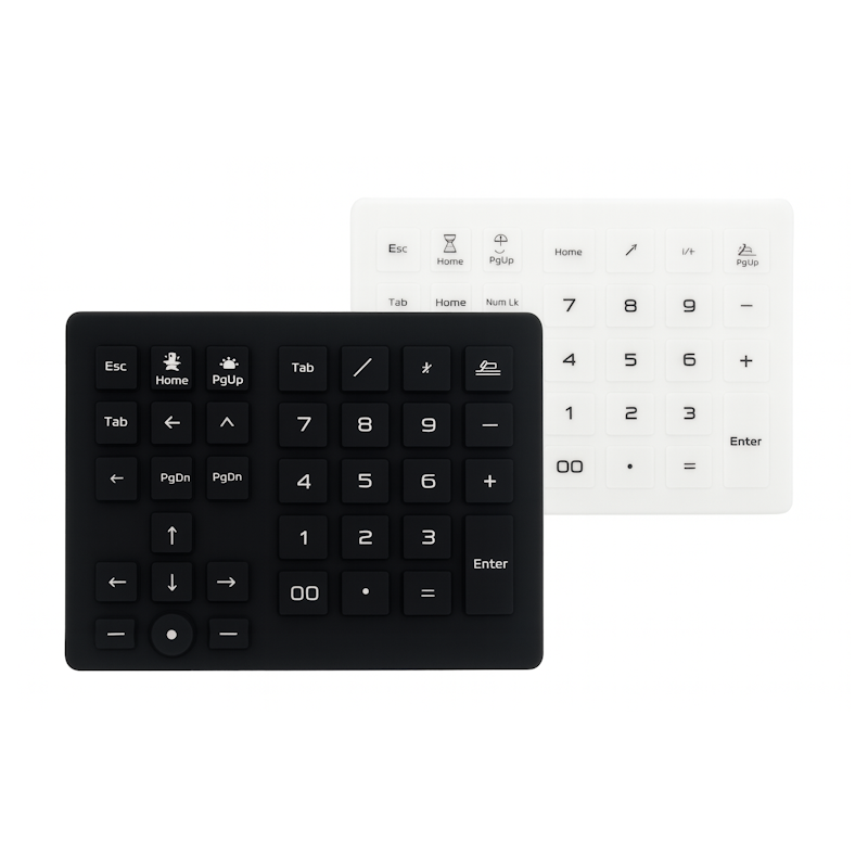 IP68 Waterproof Industrial Keypad with Pointing Device