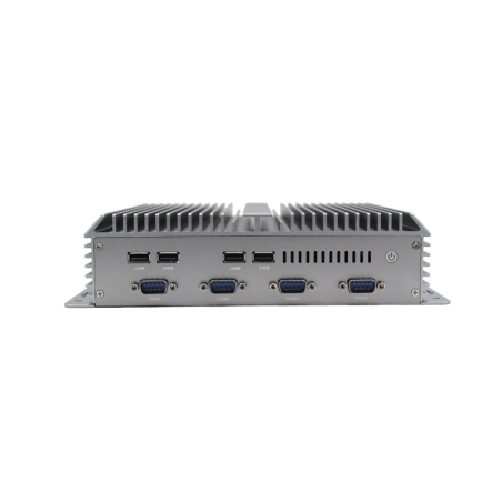 Industrial Fanless PC i7 Alder Lake, Dual LAN, 4×HDMI, 6x Serial port, 8x USB