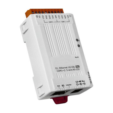 RS-232 Serial Port Converter with PoE & Modbus Support