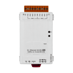 RS-232 seriell portomformer med PoE- og Modbus-støtte