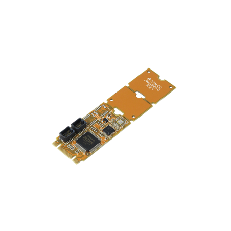 2-Port RS-232 PCIe Serial Card, M.2, PCI-Express, Type 2242/2260/2280
