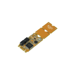 2-porters RS-232 PCIe seriekort, M.2, PCI-Express, type 2242/2260/2280