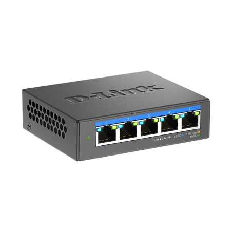 5-Port 2.5G Ethernet Switch for Wi-Fi 6 Networking