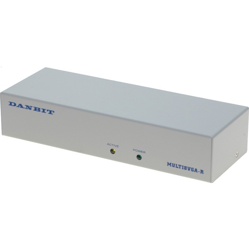 8 port VGA splitter with amplifier ⇒ To screen 8 - Danbit A / S